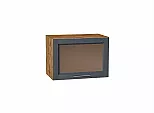 Шкаф верхний горизонтальный остекленный Сканди Graphite Softwood Дуб Вотан 358*500*320