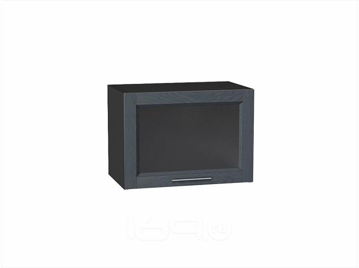 Шкаф верхний горизонтальный остекленный Сканди Graphite Softwood Graphite 358*500*320