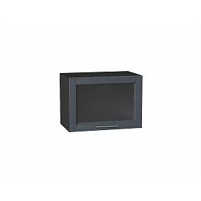 Шкаф верхний горизонтальный остекленный Сканди Graphite Softwood Graphite 358*500*320