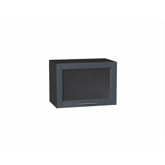Шкаф верхний горизонтальный остекленный Сканди Graphite Softwood Graphite 358*500*320