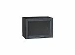 Шкаф верхний горизонтальный остекленный Сканди Graphite Softwood Graphite 358*500*320