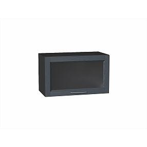 Шкаф верхний горизонтальный остекленный Сканди Graphite Softwood Graphite 358*600*320