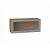 Шкаф верхний горизонтальный остекленный Сканди Grey Softwood Дуб Вотан 358*800*320