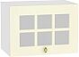 Шкаф верхний горизонтальный остекленный Прованс ВГ 500 Ваниль-Белый