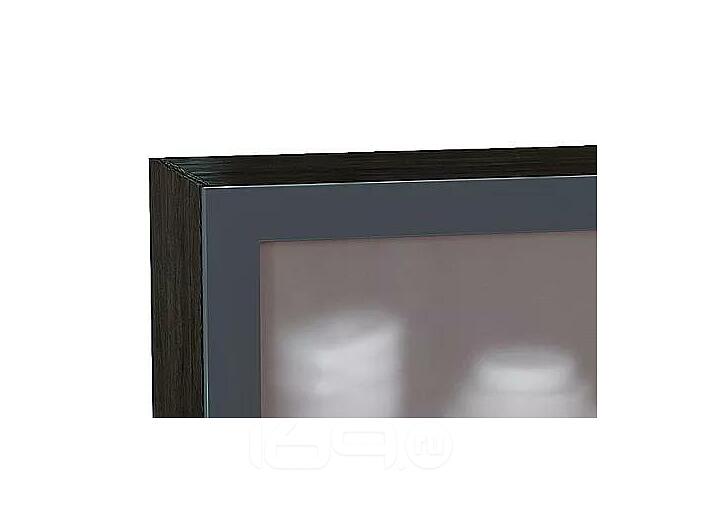 Шкаф верхний горизонтальный остекленный Валерия-М ВГ 600 Антрацит-Венге