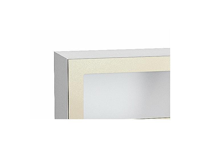 Шкаф верхний горизонтальный остекленный Валерия-М ВГ 600 Бежевый металлик-Белый