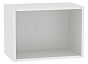 Шкаф верхний горизонтальный Прага ВГ 500 Белое дерево-Белый