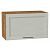 Шкаф верхний горизонтальный Сканди Cappuccino Softwood Дуб Вотан 358*600*320
