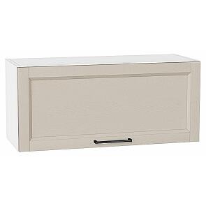 Шкаф верхний горизонтальный Сканди Cream Silkwood/Белый 358*800*320