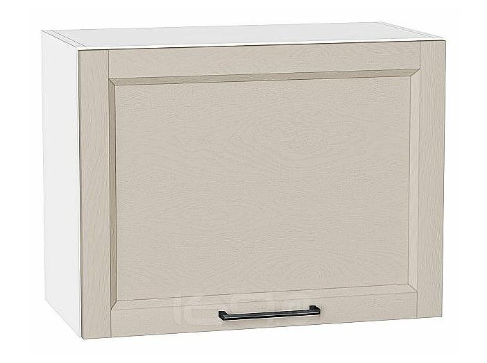 Шкаф верхний горизонтальный Сканди Cream Silkwood/Белый 458*600*320