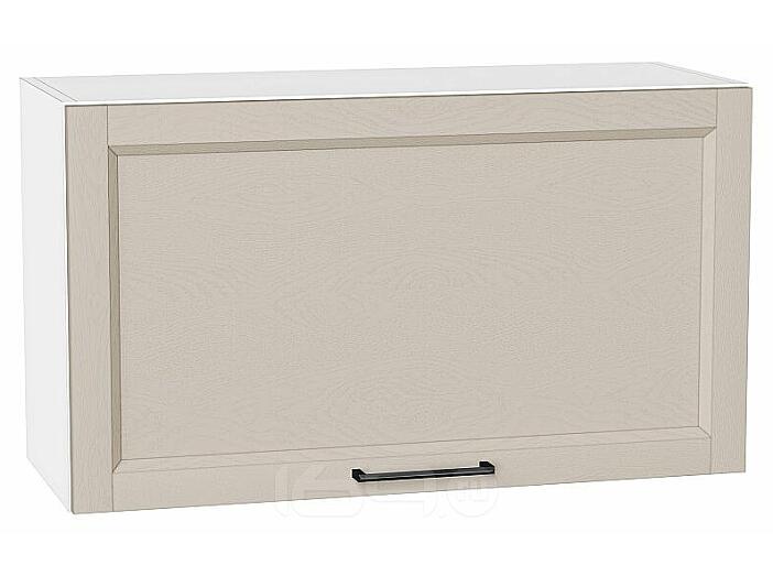 Шкаф верхний горизонтальный Сканди Cream Silkwood/Белый 458*800*320