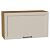Шкаф верхний горизонтальный Сканди Cream Silkwood/Дуб Вотан 458*800*320