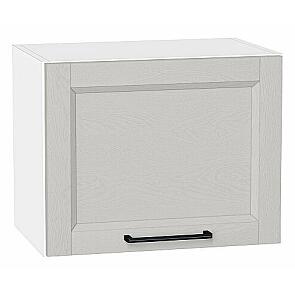 Шкаф верхний горизонтальный Сканди Grey Silkwood/Белый 358*450*320