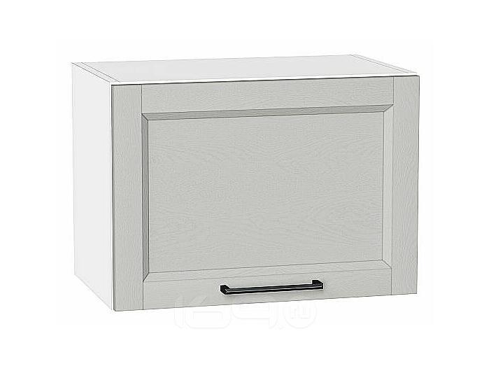 Шкаф верхний горизонтальный Сканди Grey Silkwood/Белый 358*500*320