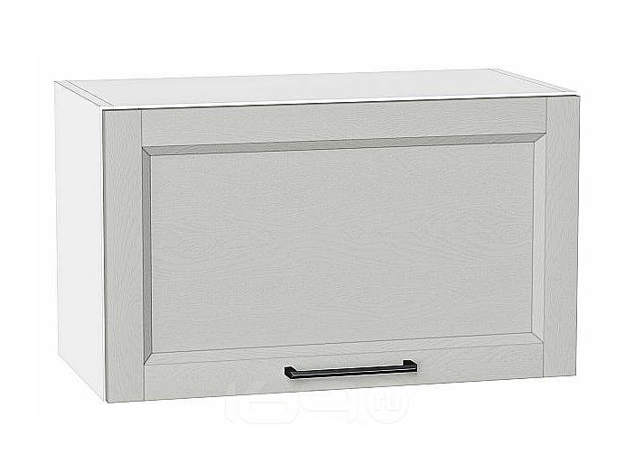 Шкаф верхний горизонтальный Сканди Grey Silkwood/Белый 358*600*320
