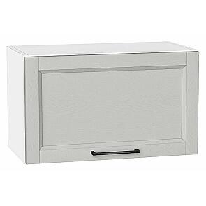 Шкаф верхний горизонтальный Сканди Grey Silkwood/Белый 358*600*320