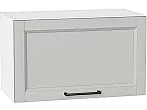 Шкаф верхний горизонтальный Сканди Grey Silkwood/Белый 358*600*320