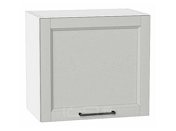 Шкаф верхний горизонтальный Сканди Grey Silkwood/Белый 458*500*320