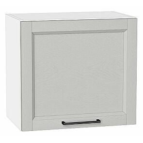 Шкаф верхний горизонтальный Сканди Grey Silkwood/Белый 458*500*320