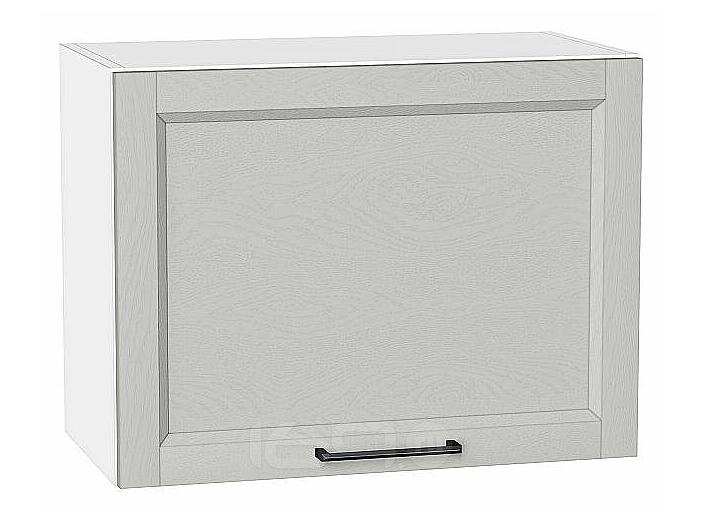 Шкаф верхний горизонтальный Сканди Grey Silkwood/Белый 458*600*320