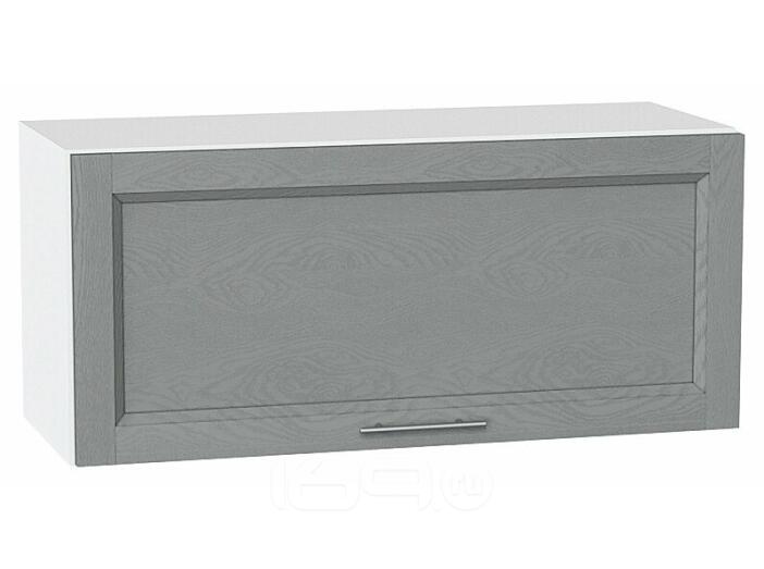 Шкаф верхний горизонтальный Сканди Grey Softwood Белый 358*800*320