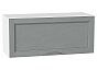 Шкаф верхний горизонтальный Сканди Grey Softwood Белый 358*800*320