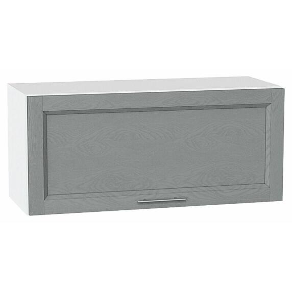 Шкаф верхний горизонтальный Сканди Grey Softwood Белый 358*800*320
