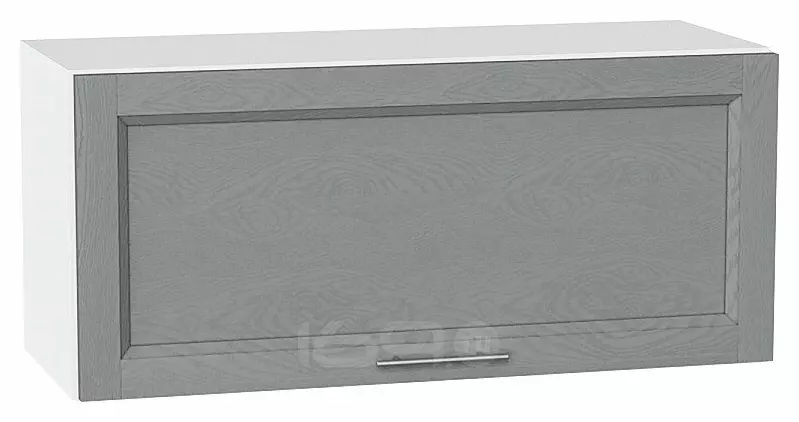 Шкаф верхний горизонтальный Сканди Grey Softwood Белый 358*800*320
