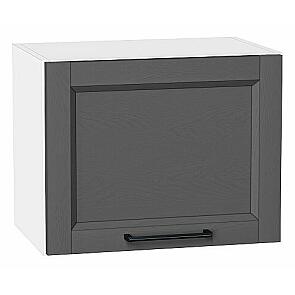 Шкаф верхний горизонтальный Сканди Stormy Silkwood/Белый 358*450*320