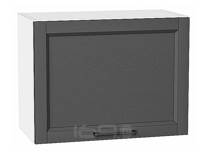 Шкаф верхний горизонтальный Сканди Stormy Silkwood/Белый 458*600*320