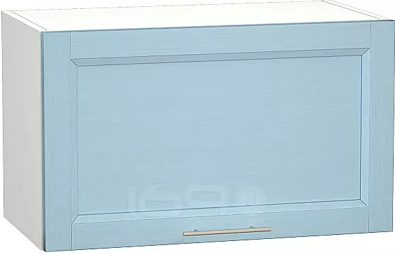 Шкаф верхний горизонтальный Сканди ВГ 600 Sky Wood-Белый