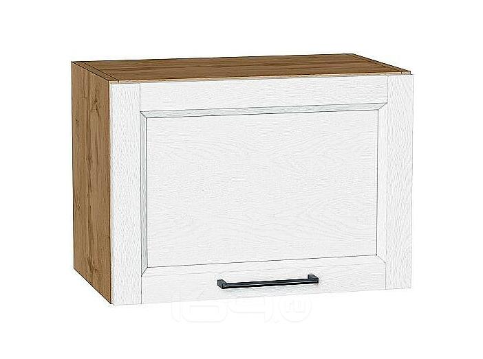 Шкаф верхний горизонтальный Сканди White Silkwood/Дуб Вотан 358*500*320
