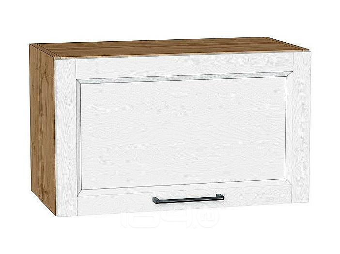 Шкаф верхний горизонтальный Сканди White Silkwood/Дуб Вотан 358*600*320