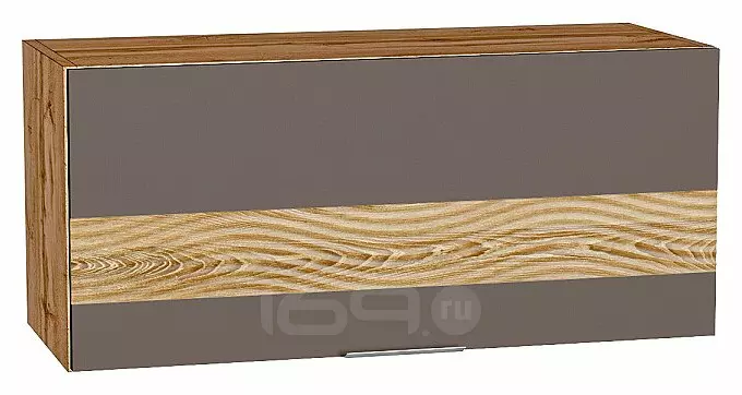 Шкаф верхний горизонтальный Терра D Смоки Софт Дуб Вотан 358*800*318