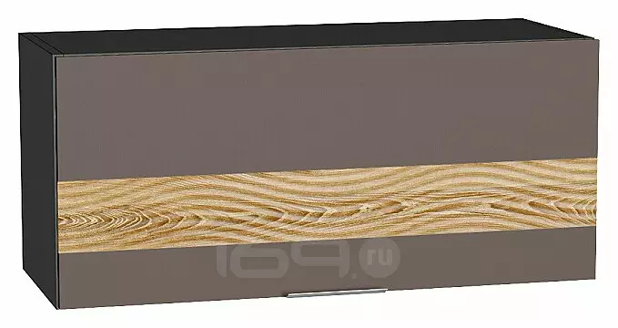 Шкаф верхний горизонтальный Терра D Смоки Софт Graphite 358*800*318