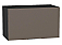 Шкаф верхний горизонтальный Терра Смоки Софт Graphite 358*600*318