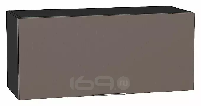 Шкаф верхний горизонтальный Терра Смоки Софт Graphite 358*800*318