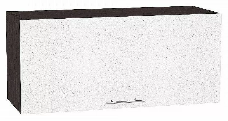 Шкаф верхний горизонтальный Валерия-М Белый металлик Graphite