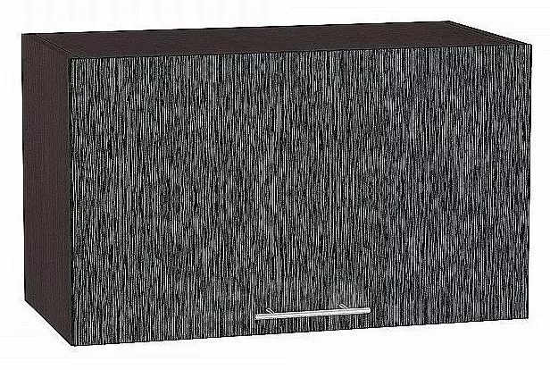 Шкаф верхний горизонтальный Валерия-М Черный металлик дождь Graphite 358*600*318