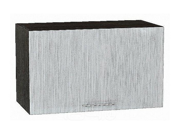 Шкаф верхний горизонтальный Валерия-М Серый металлик дождь светлый Graphite