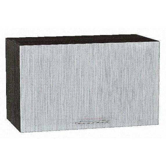 Шкаф верхний горизонтальный Валерия-М Серый металлик дождь светлый Graphite