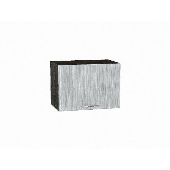 Шкаф верхний горизонтальный Валерия-М Серый металлик дождь светлый Graphite