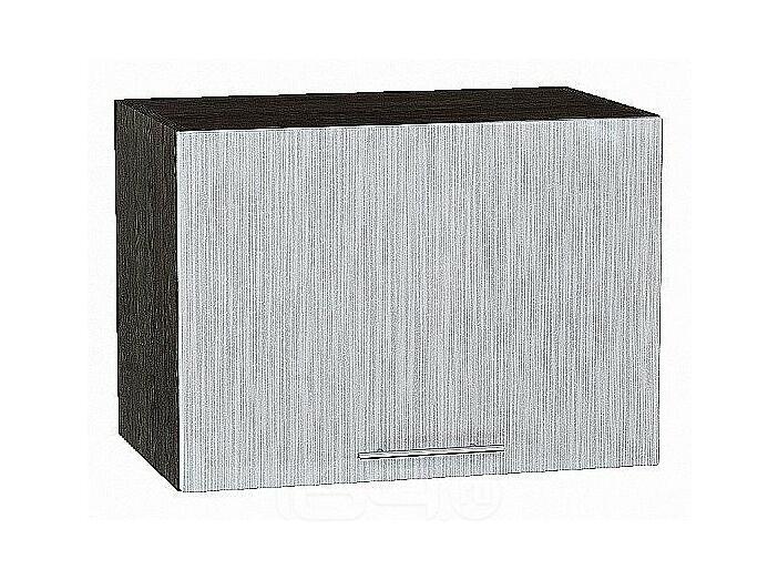 Шкаф верхний горизонтальный Валерия-М Серый металлик дождь светлый Graphite