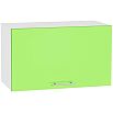 Шкаф верхний горизонтальный Валерия-М ВГ 600 Салатовый глянец-Белый