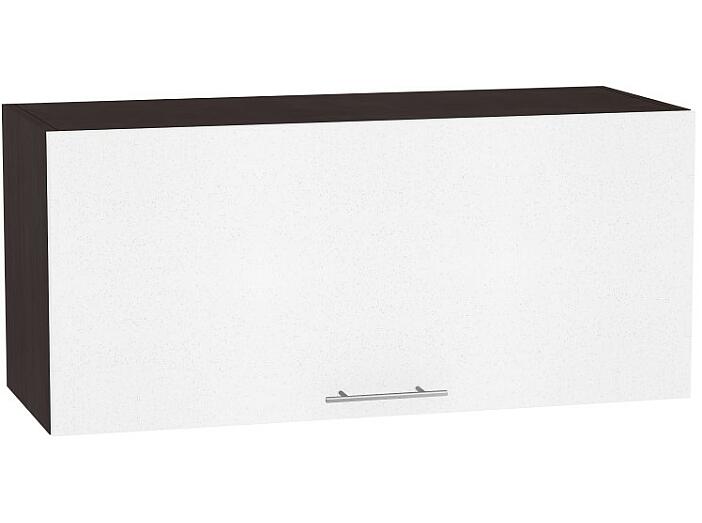 Шкаф верхний горизонтальный Валерия-М ВГ 800 Белый металлик-Венге