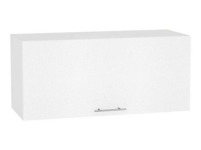 Шкаф верхний горизонтальный Валерия-М ВГ 800 Белый металлик-Белый