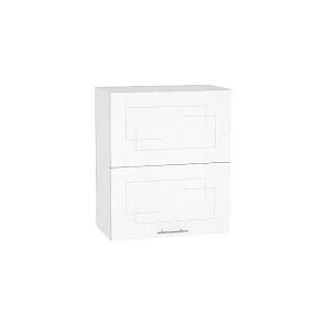 Шкаф верхний горизонтальный Вега с подъемным механизмом ВГ 601 Белый металлик-Белый