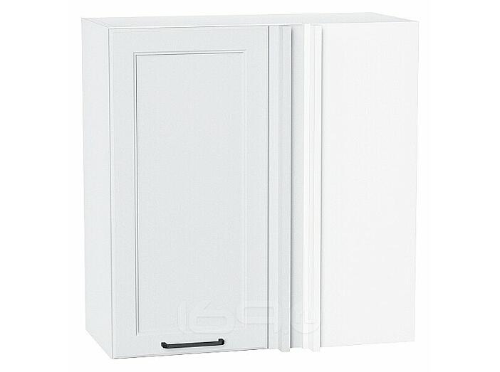 Шкаф верхний прямой угловой Барселона Белый Белый 716*690*351