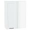 Шкаф верхний прямой угловой Барселона Белый Белый 920*690*351