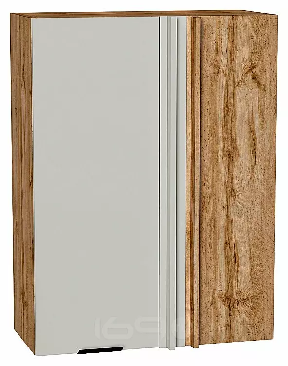 Шкаф верхний прямой угловой Евро Агат Дуб Вотан 920*700*345